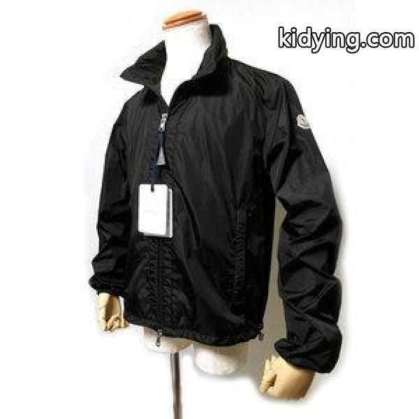 SALE セール!最新作 2018SS 春夏 モンクレール MONCLER GOULIER 4163905 54155 999 ブラック メンズ ダブルジップ 　収納フード付き　ナイロンブルゾン :moncler-goulier:アーミノグチ - 通販ショッピング-0
