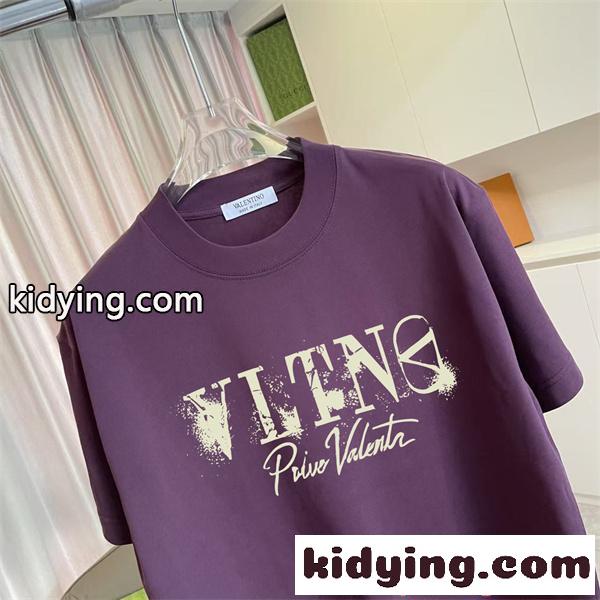 男女兼用26ss☆☆ヴァレンティノtシャツコピー☆☆VALENTINO最新作人気アイテムパープル-2