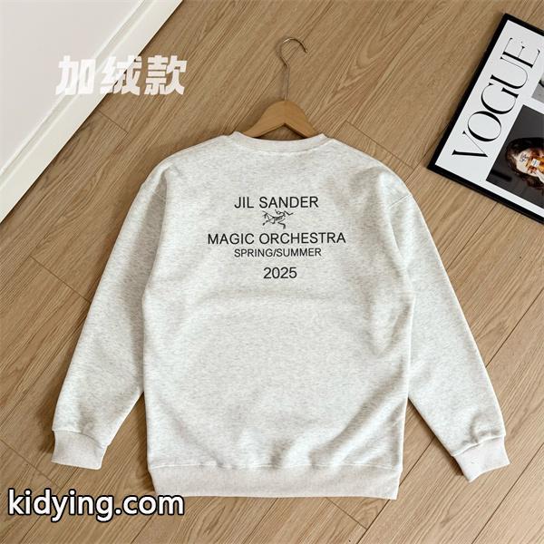 心地良さ満点！2025秋冬保温 JIL SANDER ジルサンダー コピー ホワイト＆グレー＆ブラック スウェット-3