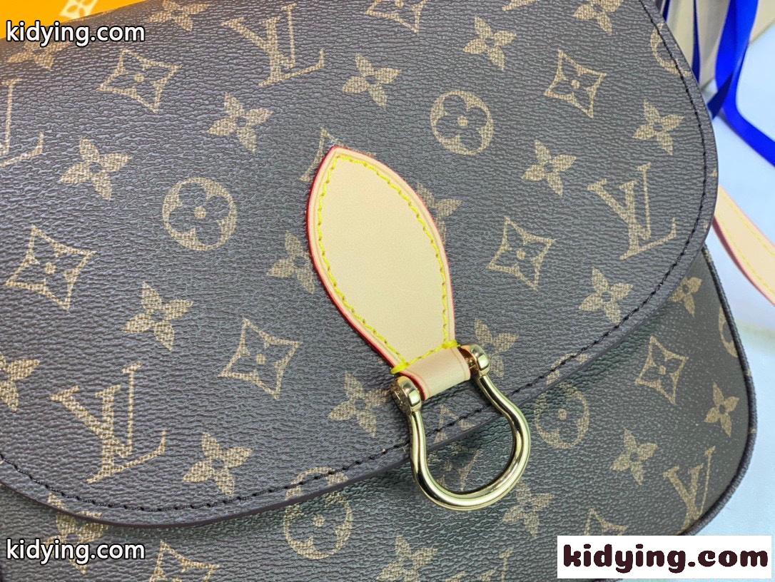 LOUIS VUITTON ショルダーバッグ レディース ルイヴィトン コピー 半月型 コンパクトサイズ 斜め掛け-4