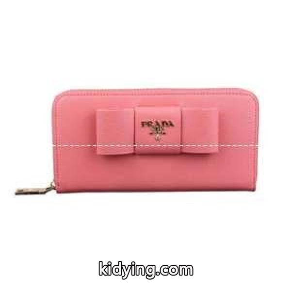 超可愛いプラダ【PRADA】リボンファスナー付長財布 並行輸入品 P-05_並行輸入品_財布 レディース_スーパーコピーブランド激安通販 専門店-0