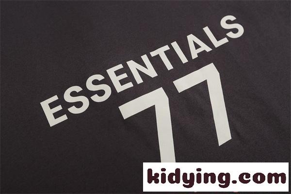半袖Tシャツ 数字プリント ESSENTIALS カップルコーデ対応 ビッグサイズ ストリート エッセンシャルズ コピー-6