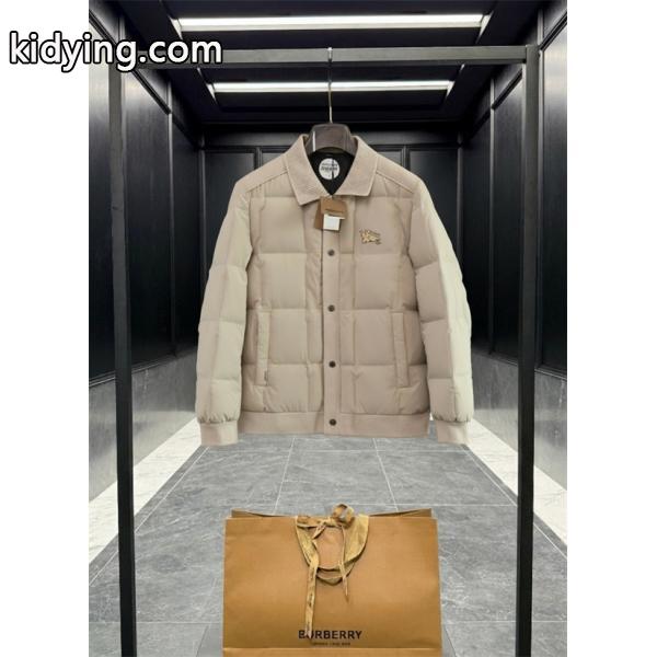 BURBERRY バーバリー 偽物 即完売予想 秋冬 防寒 ブラック/ベージュ ダウンジャケット-2