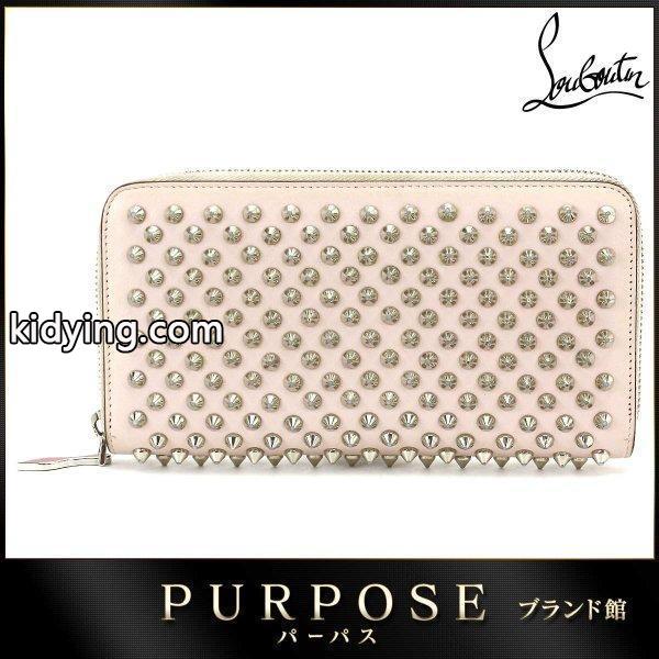 クリスチャン ルブタン Christian Louboutin パネトーネ スパイク ラウンドファスナー 長財布 スタッズ レザー ピンク 1165065 :90052773:PURPOSEパーパス・ヤフー店 - 通販ショッピング-0