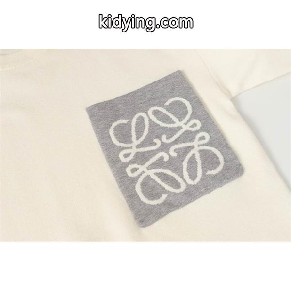 秋冬新作 偽物 ポケット付き ロングTシャツ シンプルで上品なデザイン ロエベ LOEWE-3