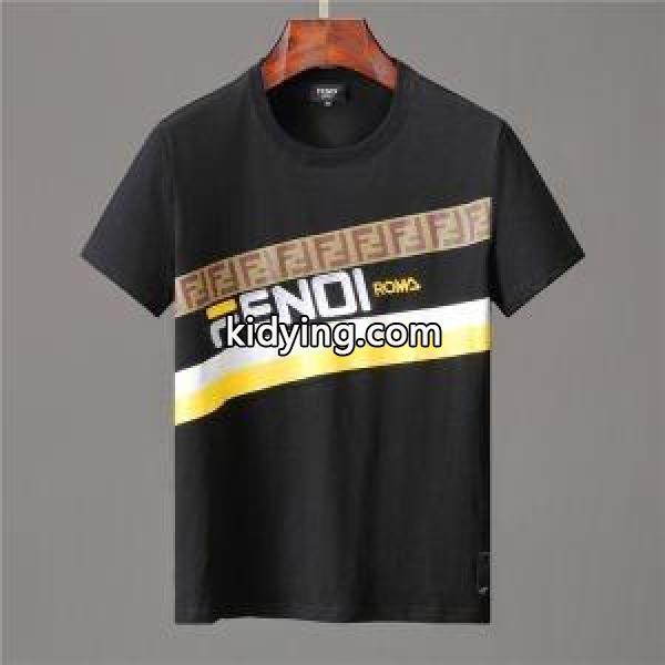 【FENDI】完売前に&FENDI FILAコラボTシャツ 大人もOK!39216514フェンディ コピー天然綿防臭効果細菌抑制-0