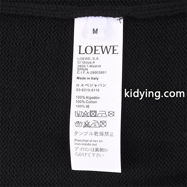 LOEWE ロエベ コピー 2026新作 ブラック ニット ポケットデザイン 上質素材 期間限定-3