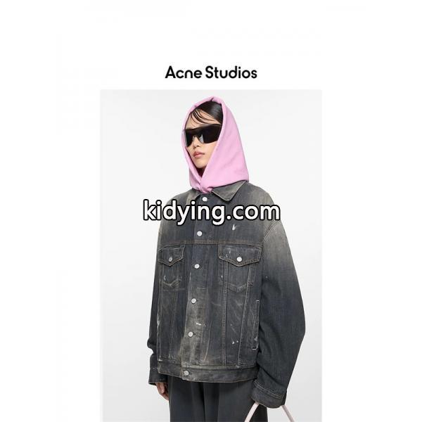 Acne Studios 2025ss ❤アークスタジAcne デニムジャケットコピー2025秋冬男女OK-2