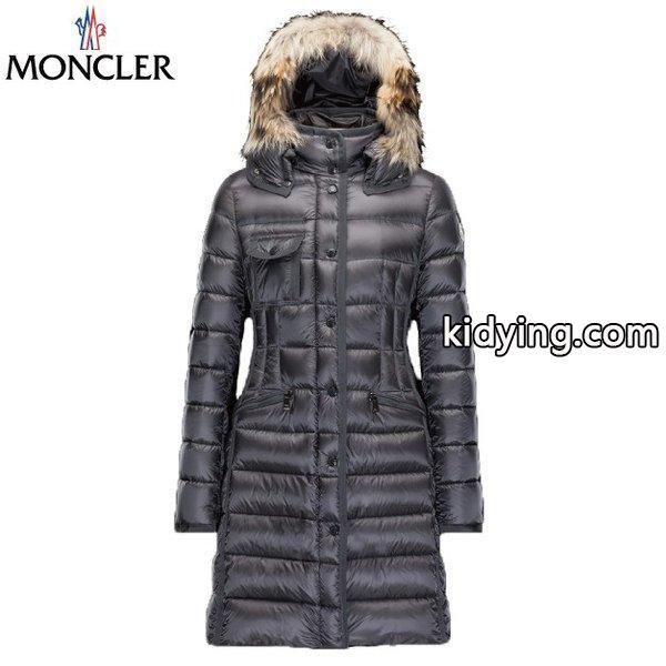 MONCLER モンクレール レディース ダウンコート ロングダウン HERMIFUR(エルミファー) ダークグレー 2017-2018年秋冬新作-0
