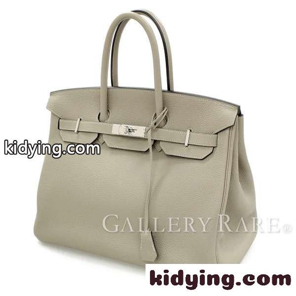 【サマーセール】エルメス バーキン35 cm ハンドバッグ トゥルティエールグレー×シルバー金具 トゴ R刻印 HERMES Birkin バッグ :4176411:GALLERY-RARE - 通販ショッピング-0