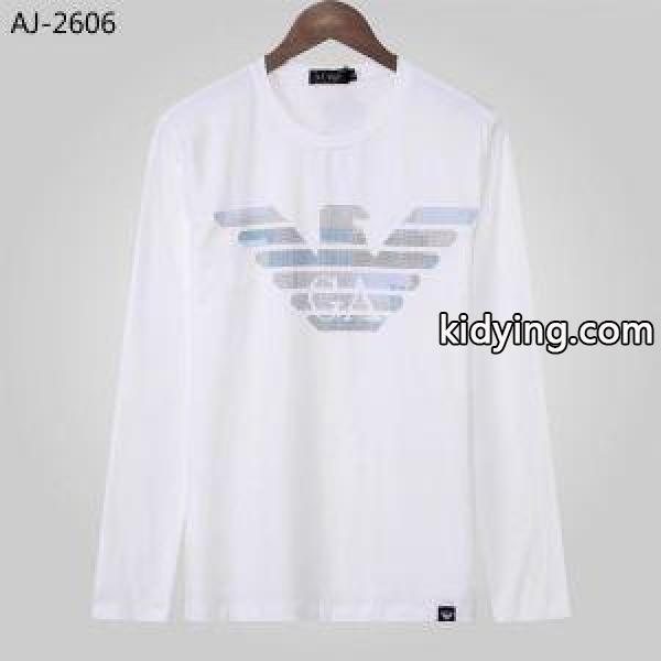 長袖Tシャツ 【最新秋冬ファッション】 2色可選 アルマーニ ARMANI 新作入荷 個性的なアイテム_アルマーニ ARMANI_ブランド コピー 激安(日本最大級)-1