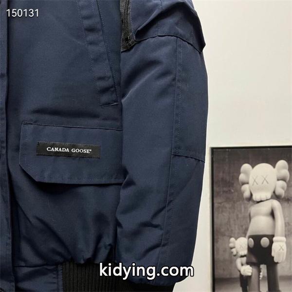 2025秋冬 ネイビー 防寒ファー付きダウンジャケット スーパーコピー カナダグース Canada Goose-4