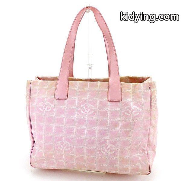 Chanel バッグ トートバッグ ニュートラベルライン トートMM ピンク ゴールド レディース 中古 Bag :T3672:ブランドデポTOKYO - 通販ショッピング-0