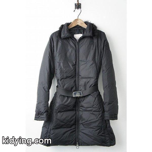 MONCLER モンクレール ヴェロニク ダウンコート 0 アウター ブラック 長袖 上着 ロング 販売 通販-0