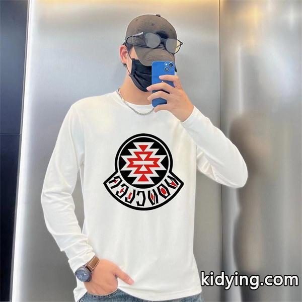 MONCLER 偽物 長袖Tシャツ ジオメトリック モダン グラフィック ユニーク モンクレール-0