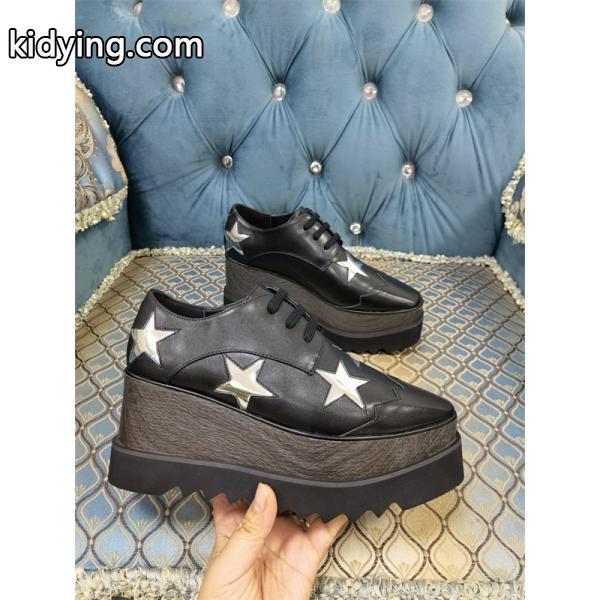 スター装飾 厚底シューズ ブラック クール 個性的 STELLA McCARTNEY ステラマッカートニー コピー-2
