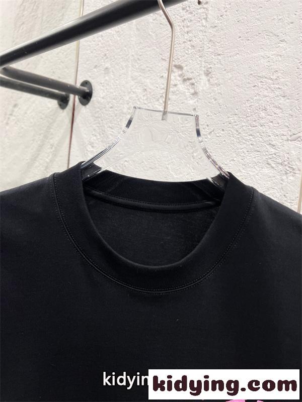 ブラック 半袖Tシャツ バレンシアガ コピー ピンク バックプリント ストリート Balenciaga 映えデザイン-7
