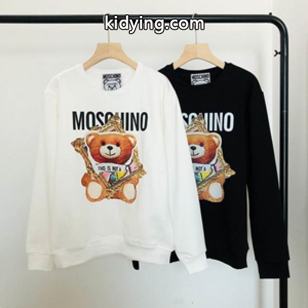 人気ランキング2021新作 MOSCHINO コピー プルオーバーパーカー カジュアルにきれいめ ユニセックス-0