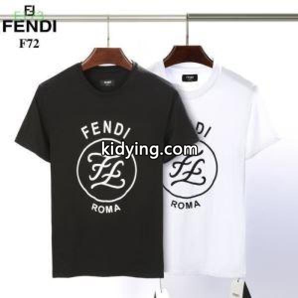 爆発的人気オシャレ度がアップ フェンディ不動の人気2019最新 FENDI 春夏アイテムから新たに登場！ 半袖Tシャツ 今年らしい着こなし 2色可選_フェンディ FENDI_ブランド コピー 激安(日本最大級)-0