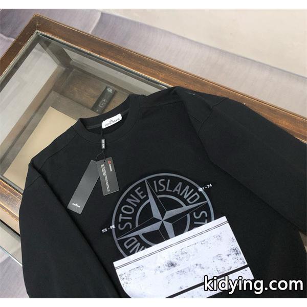 存在感 グラフィック スウェット 立体プリント 2026新作 STONE ISLAND ストーンアイランド コピー-1