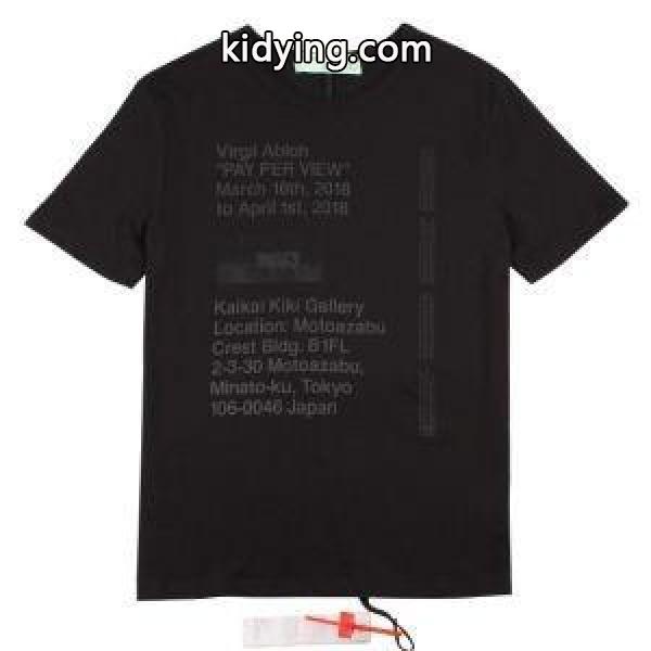 激安セール 半袖Tシャツ Off-White オフホワイト 2018春夏期間限定_Off-White オフホワイト_ブランド コピー 激安(日本最大級)-0