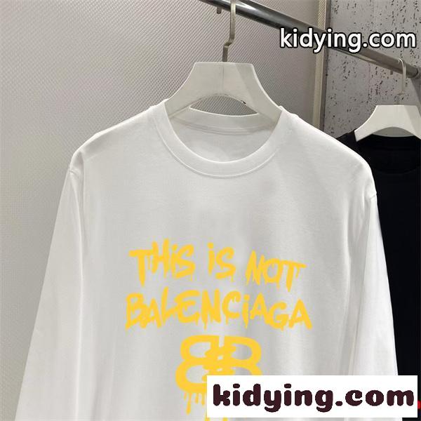 激安♥BALENCIAGA バレンシアガ 長袖tシャツコピー人気2026トレンドランキングロングt-4