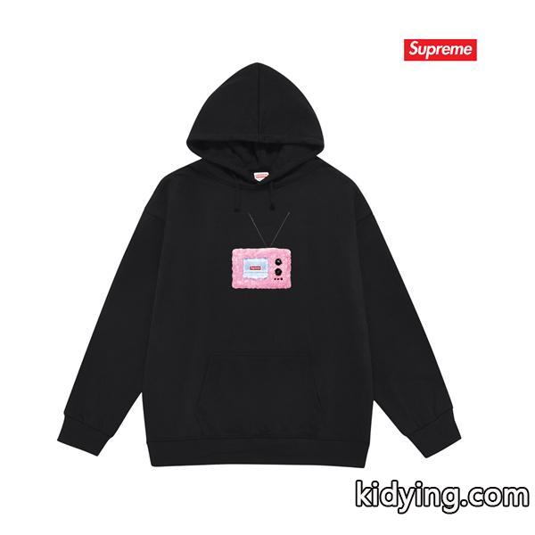 SUPREME シュプリーム コピー 2025秋冬対応 上質 防寒 ブラック 人気 新作 パーカー-0