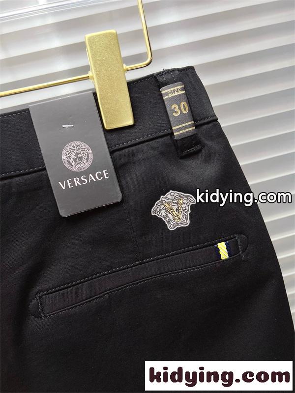 ストレートシルエット 上質カジュアル ラグジュアリースタイル VERSACE ヴェルサーチ コピー スラックス 人気モデル-7