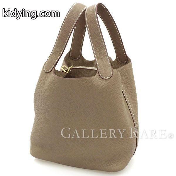 エルメス ハンドバッグ ピコタンロックMM エトゥープ×ゴールド金具 トリヨンクレマンス C刻印 HERMES Picotin バッグ :4874652:GALLERY-RARE - 通販ショッピング-0
