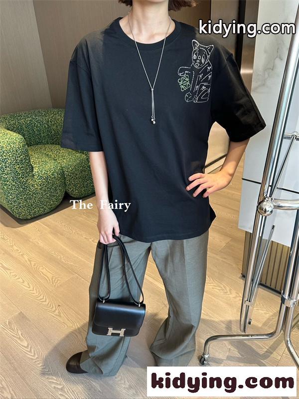 売れ筋 2026新作 半袖Tシャツ オーバーサイズ 着心地抜群 LOEWE ロエベ スーパーコピー-8