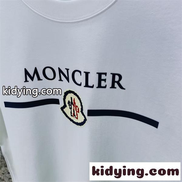 エンブレムモチーフ フロントプリント すっきりコーデ MONCLER モンクレール コピー 半袖Tシャツ 好印象アイテム-3