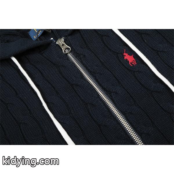 実用性抜群 Polo Ralph Lauren  ポロ ラルフローレン コピー フルジップ 洗練 ニットパーカー-4
