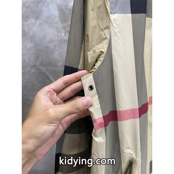 Burberry カーキ格子柄デザイン 秋冬特選ファッション バーバリー スーパーコピー パーカー シグネチャー定番-3