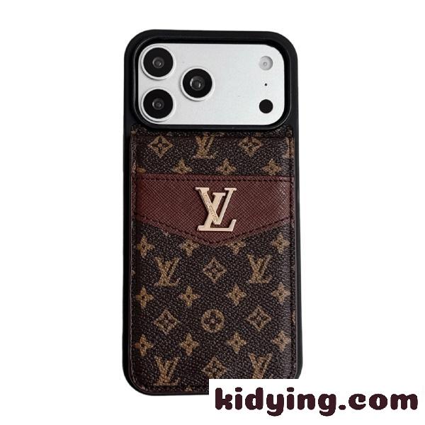LOUIS VUITTON 激安 ルイ・ヴィトン iPhoneケース カードケース一体型 モノグラム メタルロゴ 収納力抜群 人気アイテム-8
