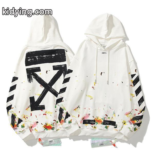 入手困難 2026新作 プリント Off-White オフホワイト コピー パーカー 視線集中モデル-2