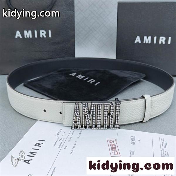 AMIRI 【2026新作】上質な本革を使用した ビジネススタイル☆☆アミリベルトコピー-6