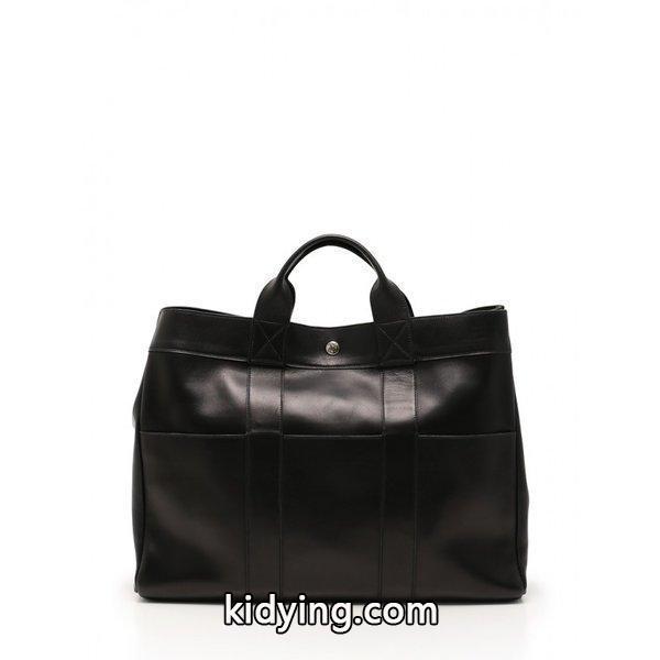 エルメス HERMES フールトゥMM オールレザー トートバッグ エヴァーカーフ 黒 □E刻印 レディース 中古 :241861:RECLOヤフーショップ - 通販ショッピング-0