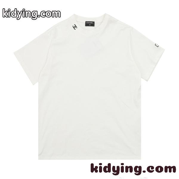 シャネル コピー 半袖Tシャツ CHANEL ミニマル シンプル ベーシック 高見え 快適 着回し力抜群-0