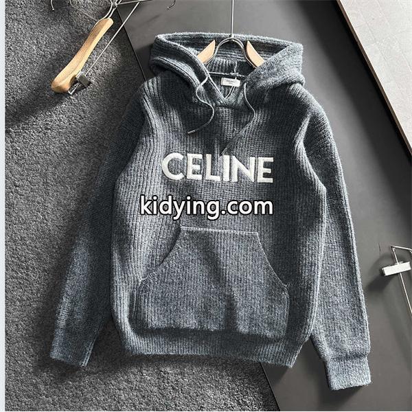 CELINE  ❤セリーヌパーカーコピー❤ニット生地ユニセックス使い勝手2025トレンド最新人気アイテム-0