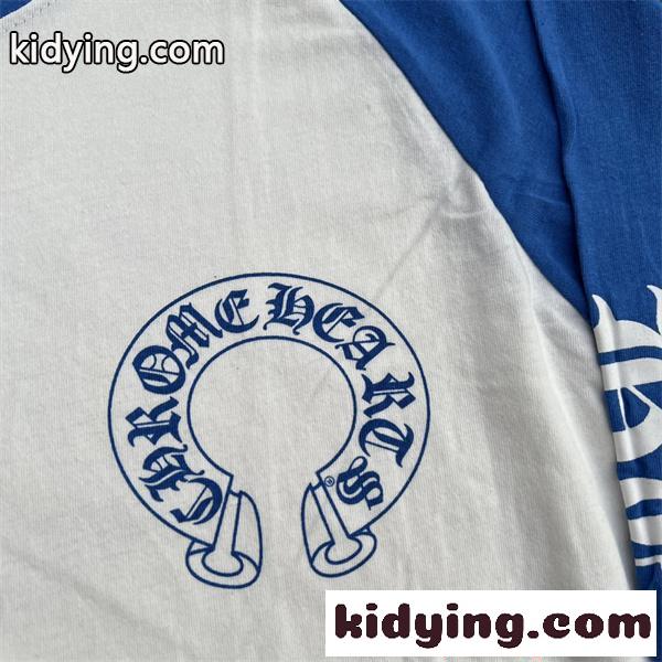 CHROME HEARTS クロムハーツ コピー 長袖Tシャツ 春秋 ラグラン 配色アクセント 軽快 ストリート-3