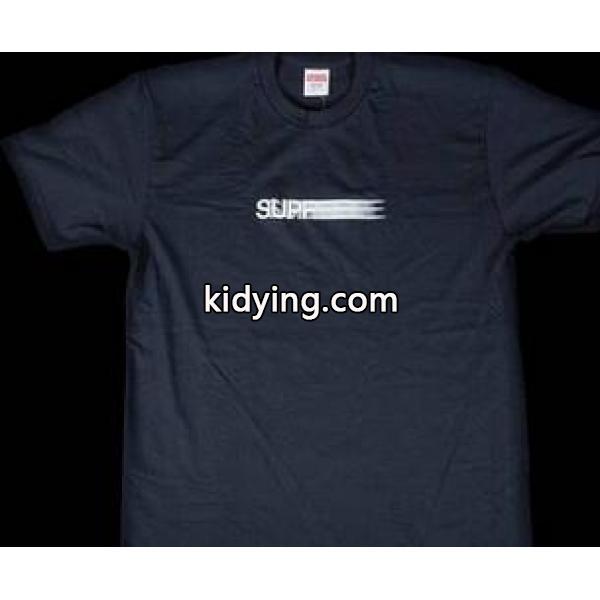 お買い得　シュプリーム モーションロゴ 心地良い風合いでＴシャツ ネイビー_半袖Tシャツ_メンズファッション_スーパーコピーブランド激安通販 専門店-0