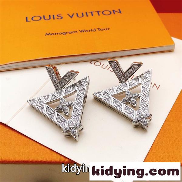 ルイヴィトン コピー レディース LOUIS VUITTON ピアス キラキラ 高級感 エレガント パーティー アクセサリー-5
