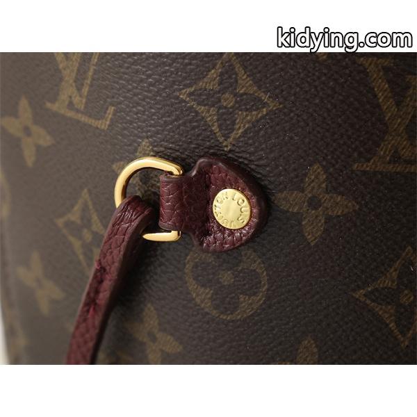 ワインレッド コントラストデザイン 季節限定モデル ルイヴィトン コピー トートバッグ Louis Vuitton 2025秋冬-1
