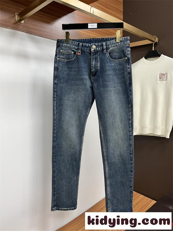 お買い得セール大きいサイズファッションHERMESエルメス ジーンズ コピー上品さ上質スリムシルエットデニムパンツ-1
