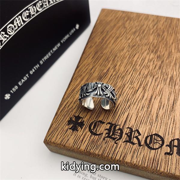 クロムハーツ 指輪 メンズ CHROME HEARTS CHスモールスクロールラベルリング 爆買い大人気な指輪_クロムハーツ CHROME HEARTS_ブランド コピー 激安(日本最大級)-0