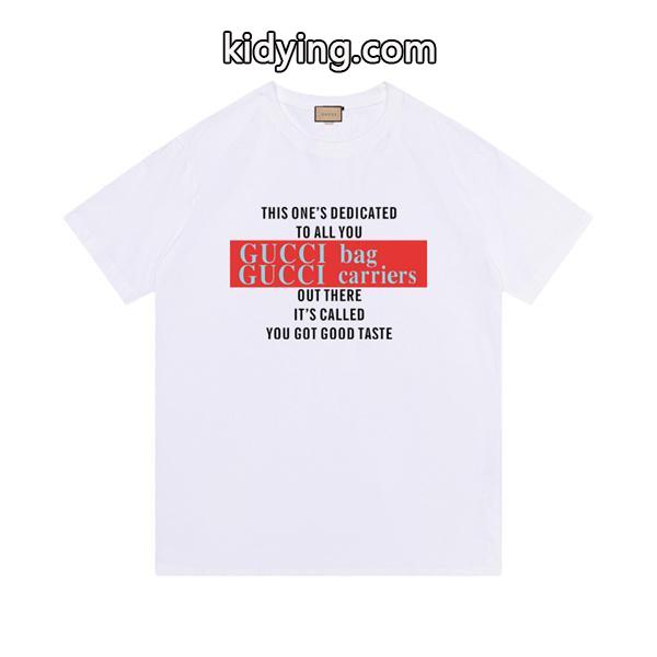 今年もトレンド半袖TシャツGucc1偽物　You Got Good Taste 2色可選 最新コレクション_半袖Tシャツ_メンズファッション_スーパーコピーブランド激安通販 専門店-0