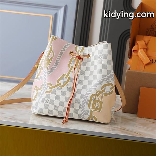 当店イチオシ 可愛い配色 トレンド LOUIS VUITTON ルイヴィトン コピー バケットバッグ-0