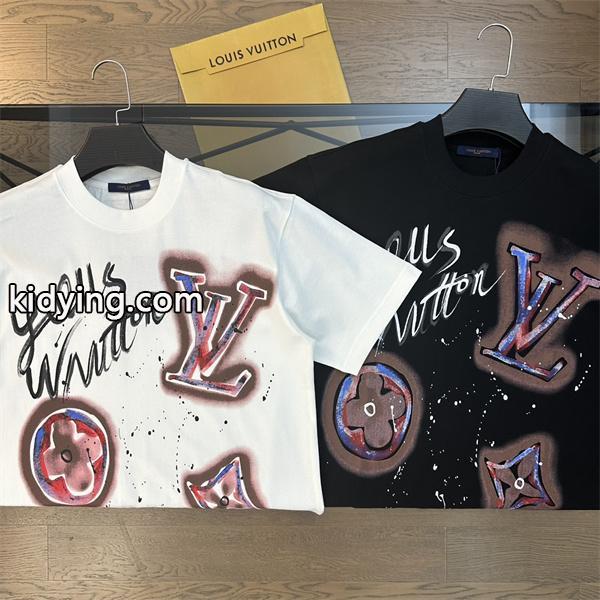 トレンドを追求した新作 Tシャツ/ティーシャツ 2色可選 人気新色が登場 ルイ ヴィトン LOUIS VUITTON_ブランド コピー 激安(日本最大級)-0