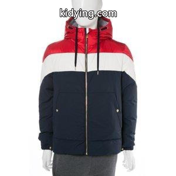 モンクレールガムブルー MONCLER GAMME BLEU ダウンブルゾン ダウンジャケット メンズ 4132680 68560 ネイビー×レッド 2017年秋冬新作 2017AW_SALE :3703546:DIFFUSION - 通販ショッピング-0