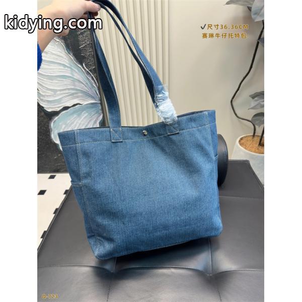 ☆2025最新☆CELINE セリーヌトートバッグ スーパーコピーデニム素材人気大容量36*36CM-4